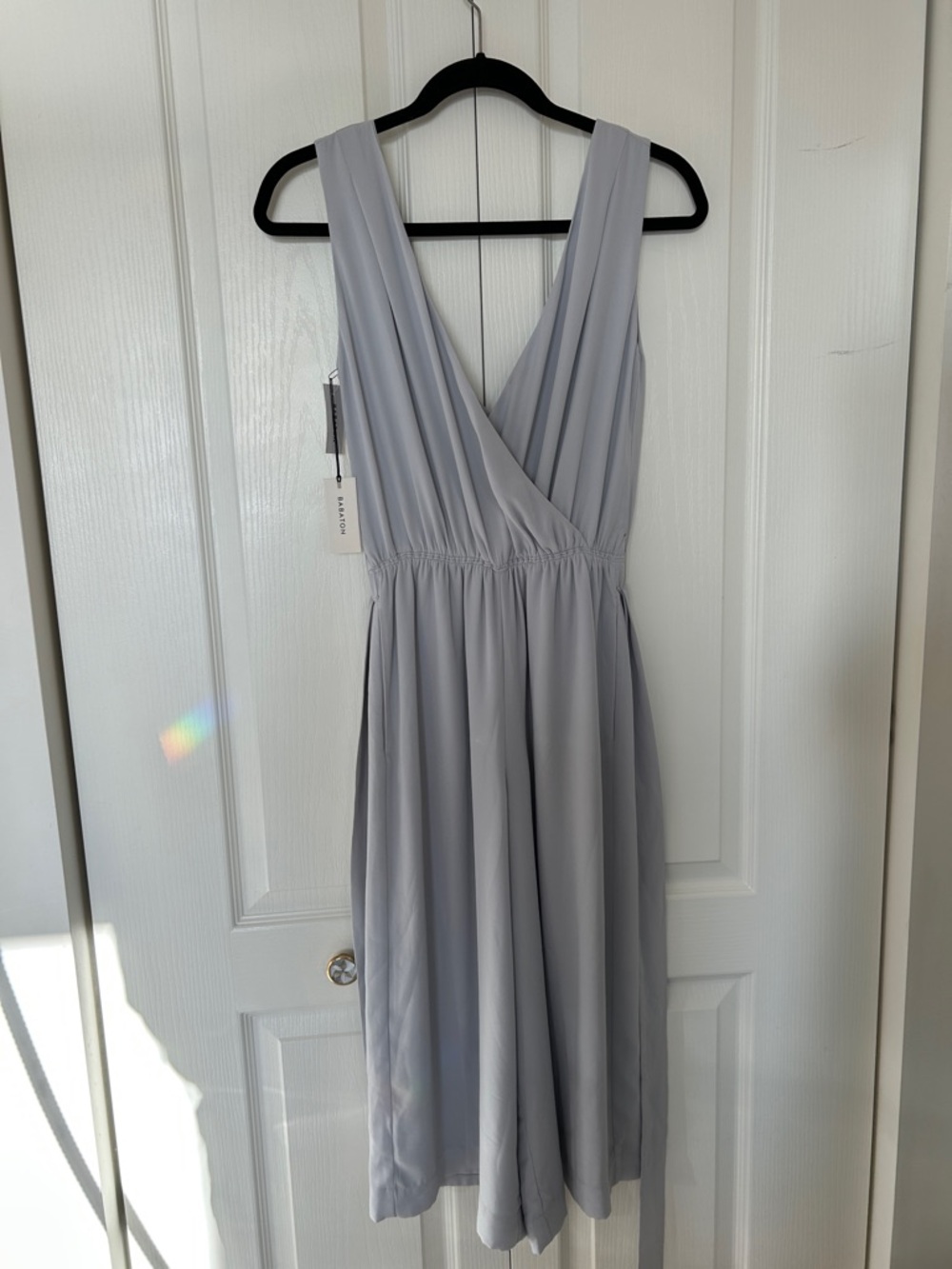 Aritzia Babaton Periwinkle Sleeveless V-Neck Women’s Jumpsuit